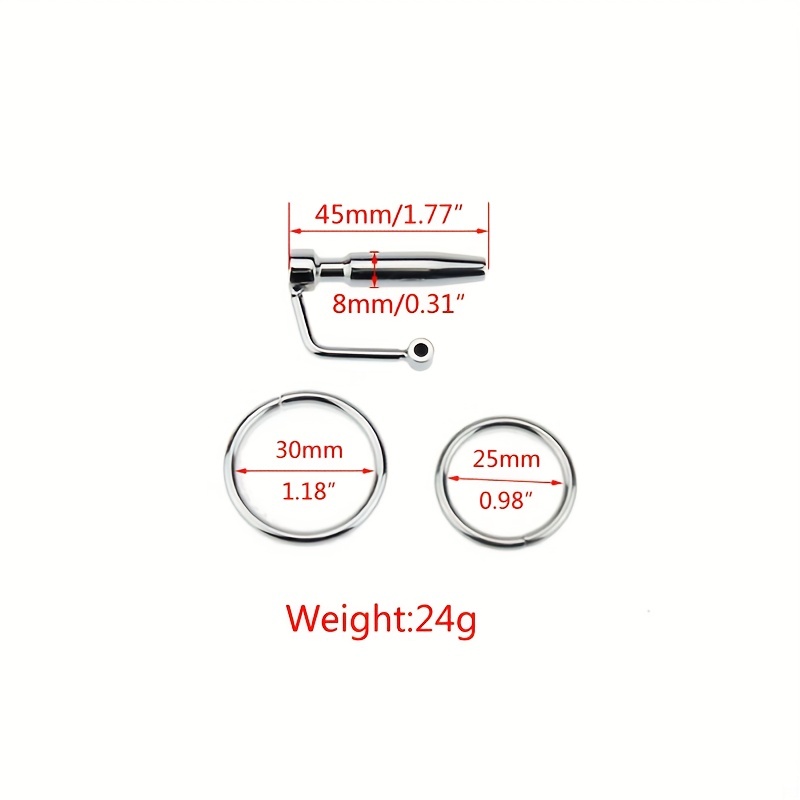 Metal Catheter Urethral Massage Stick for Men